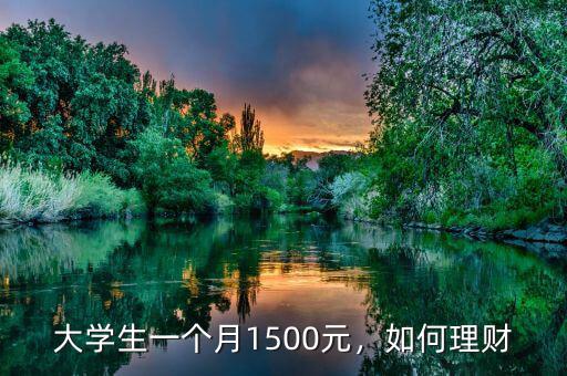 大學(xué)生一個月1500元，如何理財