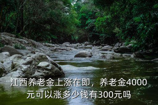 江西養(yǎng)老金上漲在即，養(yǎng)老金4000元可以漲多少錢有300元嗎