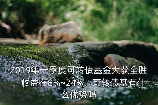 2019年一季度可轉(zhuǎn)債基金大獲全勝，收益在8%~24%，可轉(zhuǎn)債基有什么優(yōu)勢(shì)嗎