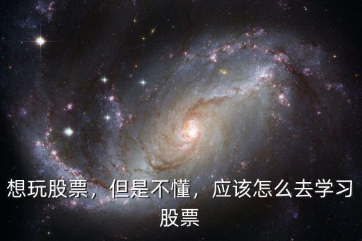 想玩股票，但是不懂，應(yīng)該怎么去學習股票