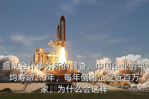 據(jù)某會計事務(wù)所的調(diào)查，中國企業(yè)的平均壽命2.5年，每年倒閉企業(yè)近百萬家，為什么會這樣