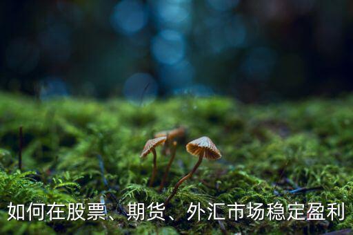 如何在股票、期貨、外匯市場(chǎng)穩(wěn)定盈利