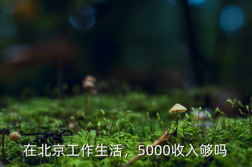 在北京工作生活，5000收入夠嗎