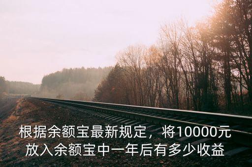 根據(jù)余額寶最新規(guī)定，將10000元放入余額寶中一年后有多少收益