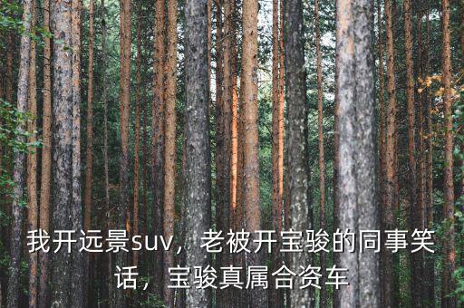 我開遠(yuǎn)景suv，老被開寶駿的同事笑話，寶駿真屬合資車