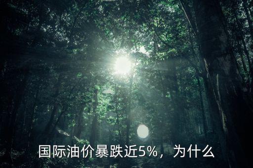 國(guó)際油價(jià)暴跌近5%，為什么