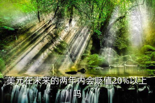 美元在未來的兩年內會貶值20%以上嗎