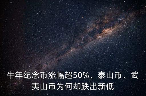 牛年紀念幣漲幅超50%，泰山幣、武夷山幣為何卻跌出新低