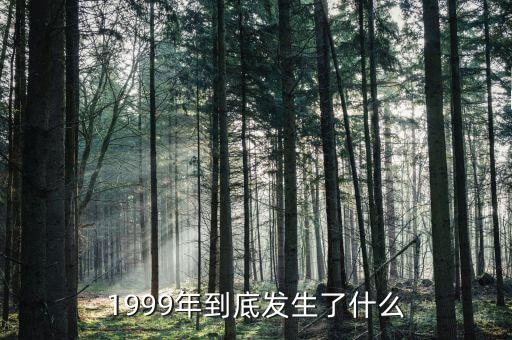 1999年臺(tái)灣發(fā)生了什么,1999年發(fā)生了什么大事