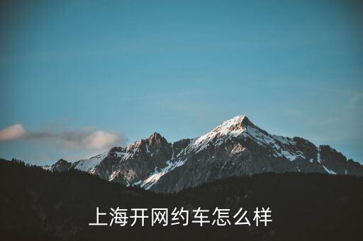 上海凡卓怎么樣,上海開(kāi)網(wǎng)約車(chē)怎么樣