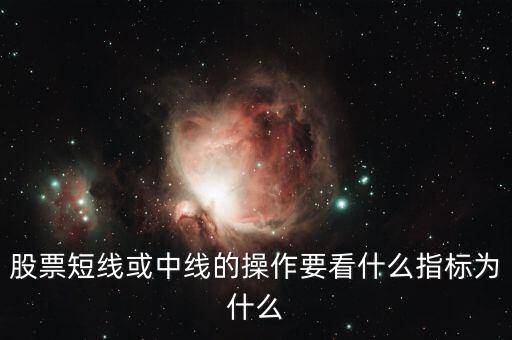 股票短線操作看什么指標(biāo),短線炒股看什么指標(biāo)最好