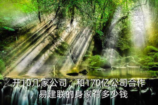 開10幾家公司，和170億公司合作，易建聯(lián)的身家有多少錢