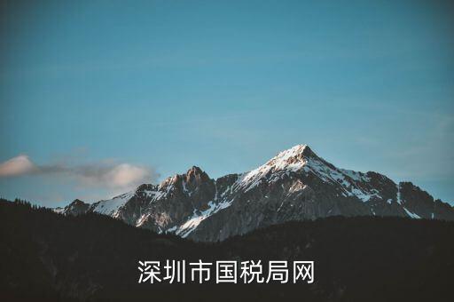 深圳市國(guó)稅局網(wǎng)