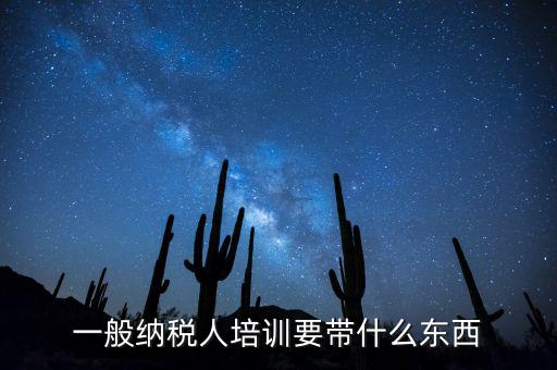 稅務局培訓需要帶什么資料，一般納稅人培訓要帶什么東西