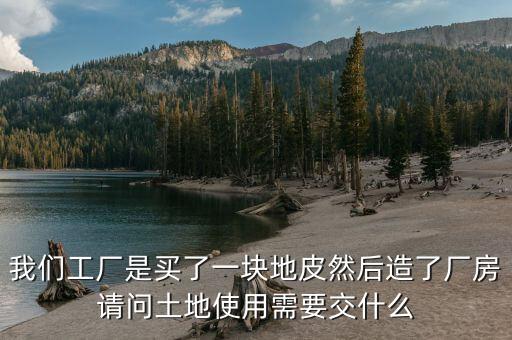 我們工廠是買了一塊地皮然后造了廠房請(qǐng)問土地使用需要交什么