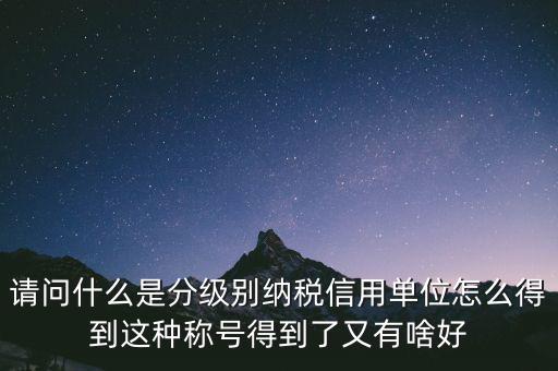 什么是納稅信用等級，納稅信用等級null級是什么意思有什么影響嗎