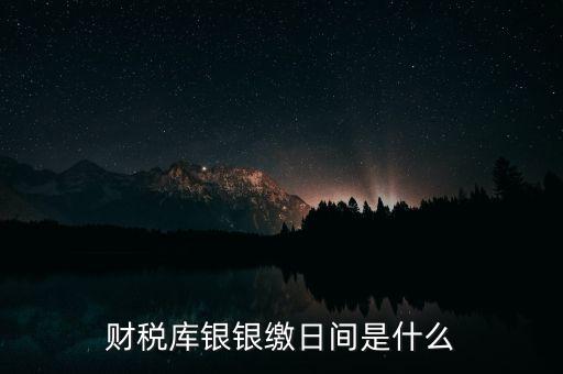 稅庫銀繳款什么意思，國稅和稅庫銀是怎樣個(gè)區(qū)分