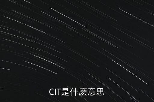 cit是什么稅，附加稅是什么稅