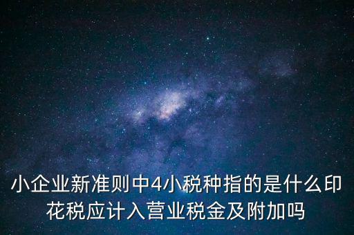 地稅小稅種什么意思，小規(guī)模納稅人地稅一般報(bào)什么稅種