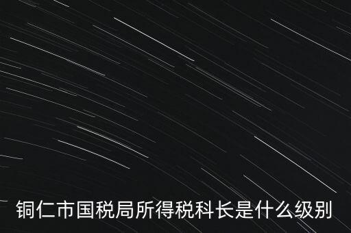 地稅局股長是什么級別，地稅里的職位 股長是什么級別