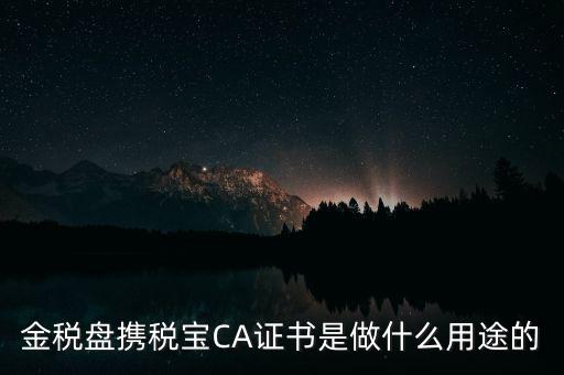 企業(yè)ca證書有什么用，財(cái)悠悠CA數(shù)字證書有什么作用對(duì)于企業(yè)可以起到什么作用