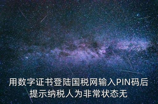 國(guó)稅pin碼是什么，機(jī)構(gòu)代碼的ca證書的PIN碼是什么我用CA證書登陸國(guó)稅時(shí)提示詳細(xì)