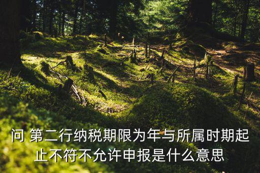 申報屬期不存在年度申報記錄什么意思，地稅當(dāng)前屬期不存在待申報稅種什么意思