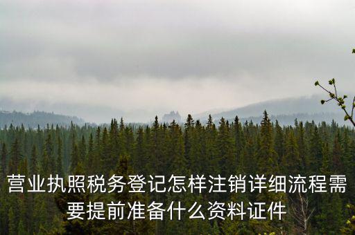 稅務(wù)登記注銷要帶什么資料，稅務(wù)局注銷個(gè)體戶需要帶的東西