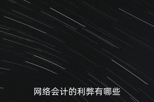 網(wǎng)絡會計的利弊有哪些
