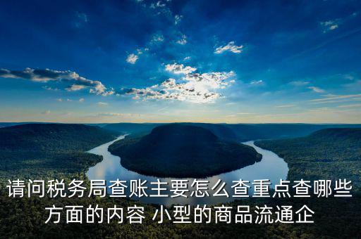 稅務局來查的話查什么，稅務局來查帳會查原材料帳嗎查什么