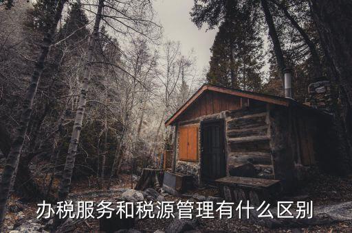 什么是辦稅服務(wù)廳，辦稅服務(wù)和稅源管理有什么區(qū)別