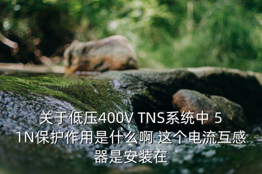 關(guān)于低壓400V TNS系統(tǒng)中 51N保護(hù)作用是什么啊 這個電流互感器是安裝在