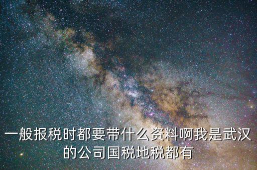 武漢國(guó)稅年報(bào)是什么，武漢市地稅國(guó)稅報(bào)稅截至日期分別是什么時(shí)候