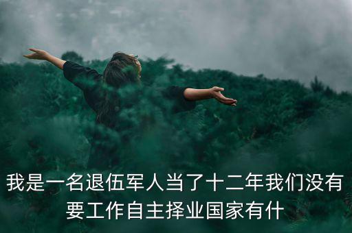 我是一名退伍軍人當(dāng)了十二年我們沒有要工作自主擇業(yè)國家有什