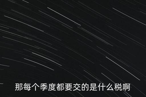 季度報(bào)什么稅，一般納稅人商業(yè)企業(yè)查賬征收月度季度分別要申報(bào)哪些稅種