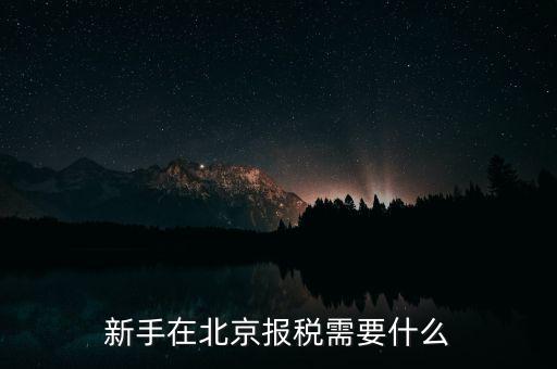 北京企業(yè)如何報(bào)稅，請(qǐng)問北京新成立公司報(bào)稅流程