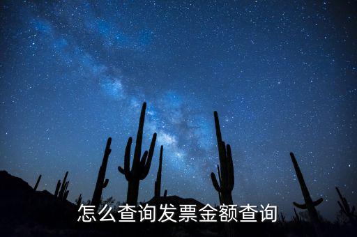 如何查詢發(fā)票額度嗎，怎么查詢發(fā)票金額查詢