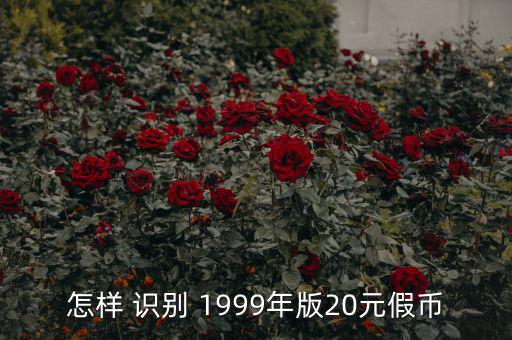 怎么識別1999年假鈔,第五套人民幣右上角出現(xiàn)20這個字