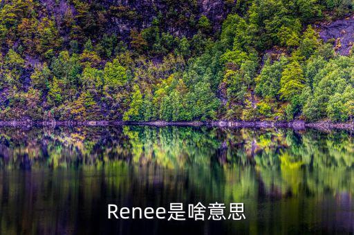 咨信是什么意思，Renee是啥意思