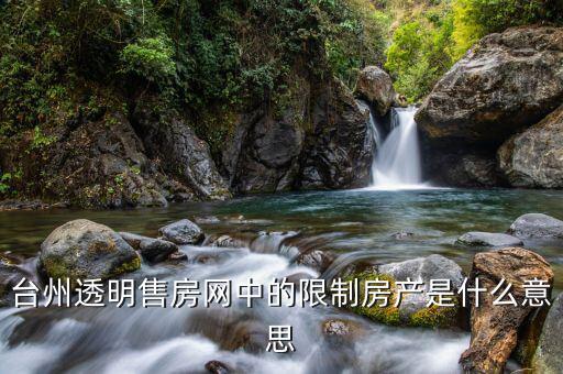 限制房產(chǎn)什么意思，處分限制房是什么意思