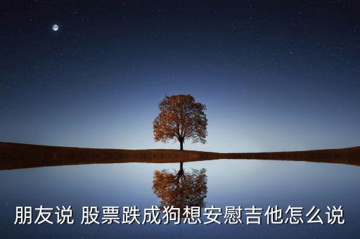 朋友說 股票跌成狗想安慰吉他怎么說