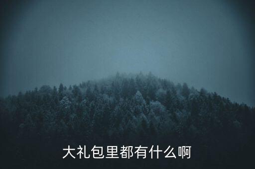 雙匯大禮包中有什么，大禮包里都有什么啊