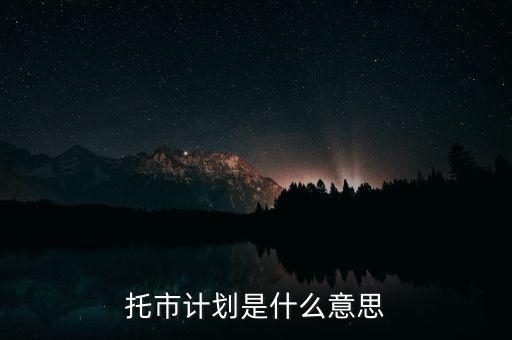 托市糧什么意思，托市計(jì)劃是什么意思