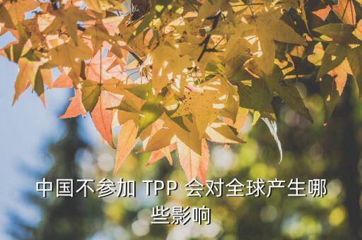 tpp為什么排除中國，從WTO到TPP這些組織和協(xié)議對中國影響有多大