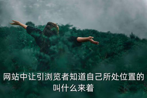 網(wǎng)站中讓引瀏覽者知道自己所處位置的叫什么來著