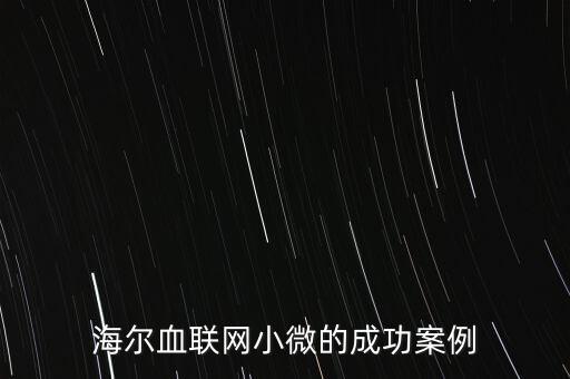 什么海爾小微，海爾小微公司簽合同沒有海爾倆字