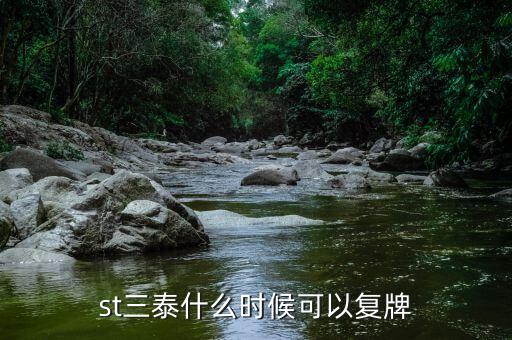 st三維什么時候復盤，ST方向什么時候復盤