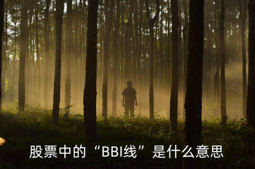 股票中的“BBI線(xiàn)”是什么意思