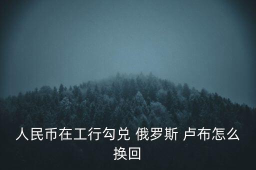 去俄羅斯怎么兌換盧布,中國(guó)貨幣匯率變動(dòng)