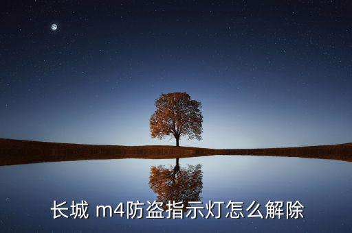  長城 m4防盜指示燈怎么解除